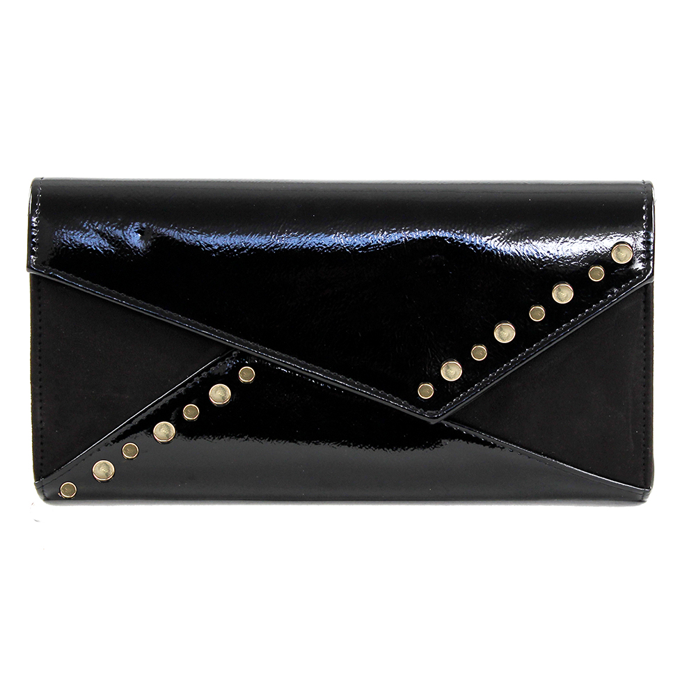 Bolso de fiesta EFERRI - Bolso Clutch Dorota con Solapa y Cierre Magnético - Asa de Cadena y Bolsillo Multiusos